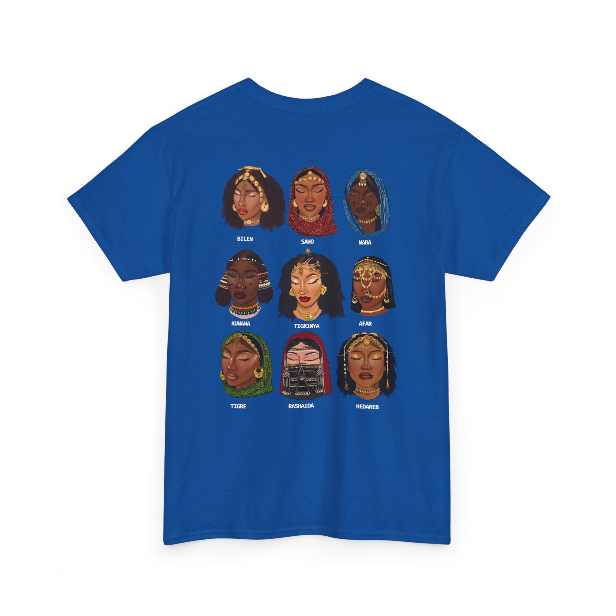 Eritrea Tribes - Unisex Heavy Cotton Tee
